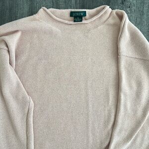 Vintage J. Crew roll neck 100% cotton sweater